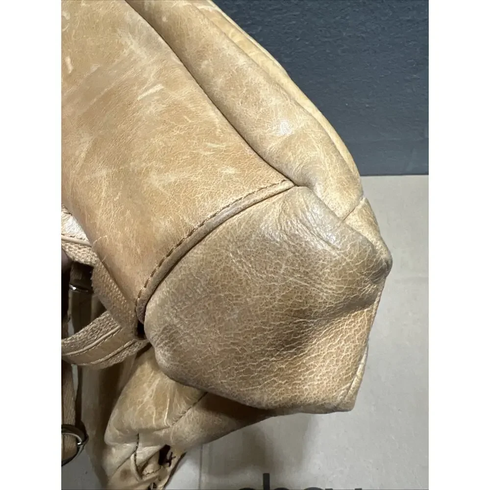 The Sak Ventura Leather Convertible Backpack Boho Messenger Shoulder Bag Flap